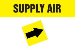 Duct Marker: Supply Air