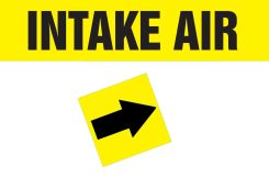 Duct Marker: Intake Air