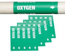 Medical Gas Pipe Marker: Helium