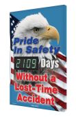 Digi-Day® Electronic Safety Scoreboards: Pride In Safety - _Days Without a Lost Time Accident