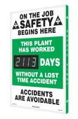 Digi-Day® Electronic Safety Scoreboards: This Plant Has Worked _Days Without A Lost Time Accident