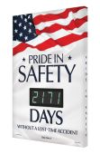 Digi-Day® Electronic Safety Scoreboards: Pride In Safety _ Days Without A Lost Time Accident