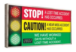 Digi-Day® Electronic Signal Scoreboards: We Have Worked _ Days Without A Lost Time Accident