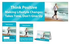 WorkHealthy™ Motivational Sets: Think Positive - Don't Give Up