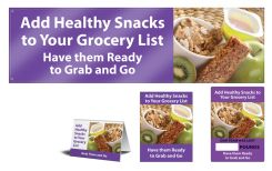 WorkHealthy™ Motivational Safety Sign Set: Add Healthy Snacks To Your Grocery List