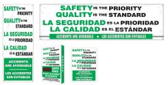 Bilingual Safety Campaign Kits: Safety Is The Priority - Quality Is The Standard