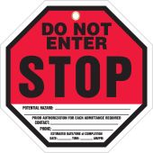 Octo-Tags™ Safety Tag: Stop- Do Not Enter