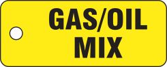 Safety Tag: Gas/Oil Mix