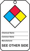 Safety Tag: Hazardous Material - Dual Sided
