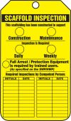 Scaffold Status Safety Tag: Scaffold Inspection