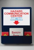 Pocket-Style Aluminum Center: Hazard Communication Center